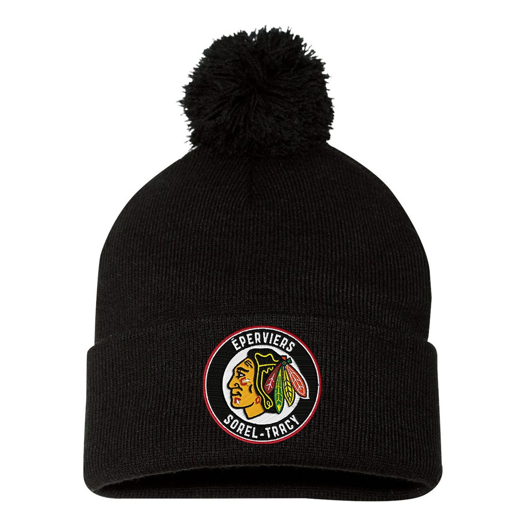 SP15 - Éperviers Classic - Pom-Pom Cuffed Beanie