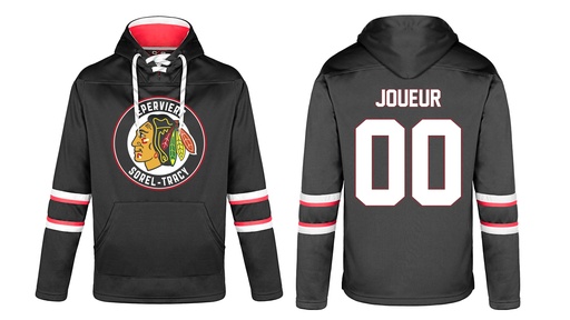 L00617 - Éperviers Classique - Polyester Hoodie with Drawstring - Unisex